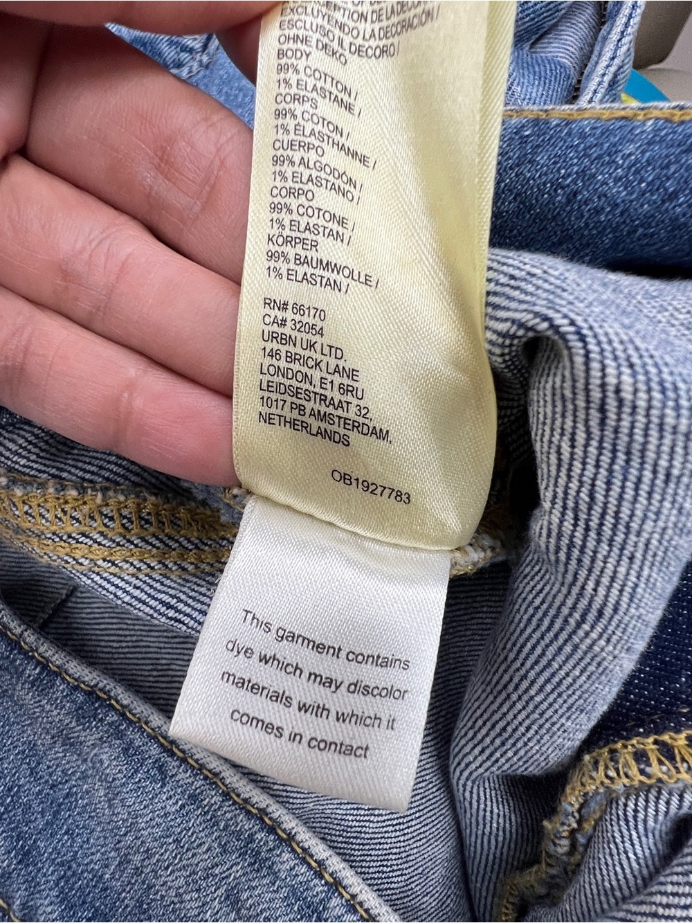 Anthropologie Pilcro Wanderer Mid-Rise Relaxed Jeans Size 27 Blue - Picture 14 of 14